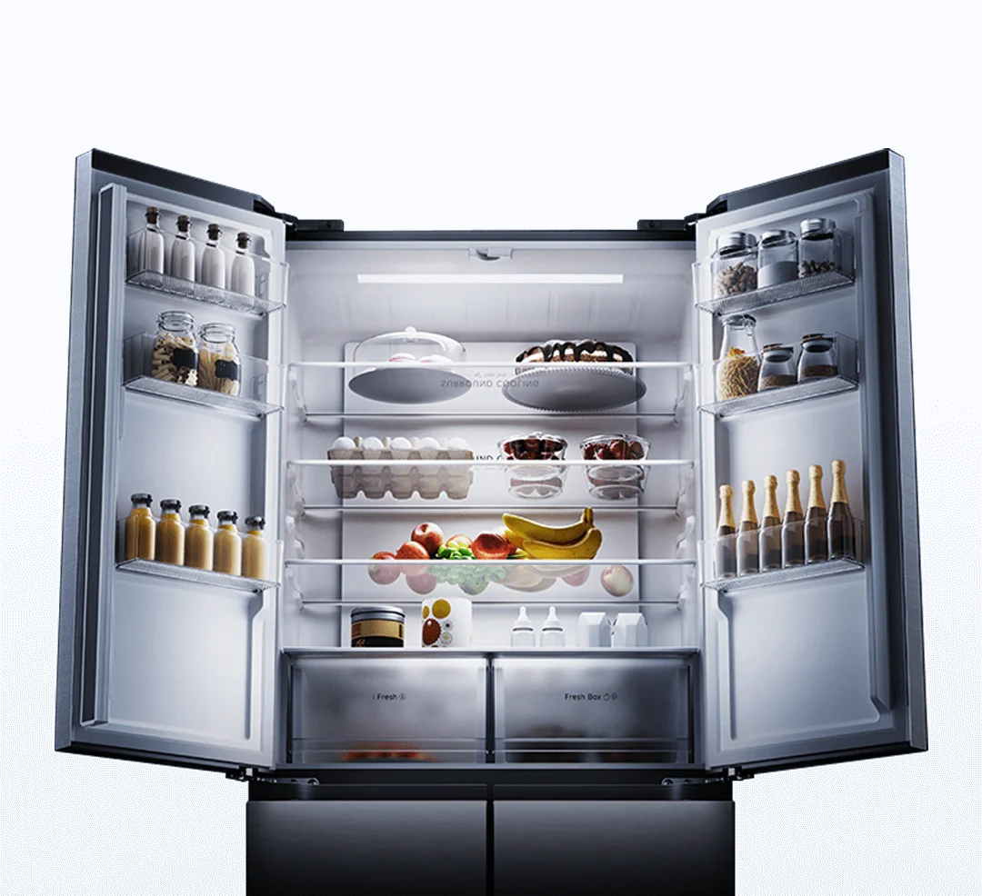 Geladeira Xiaomi Mijia 502L – Interior